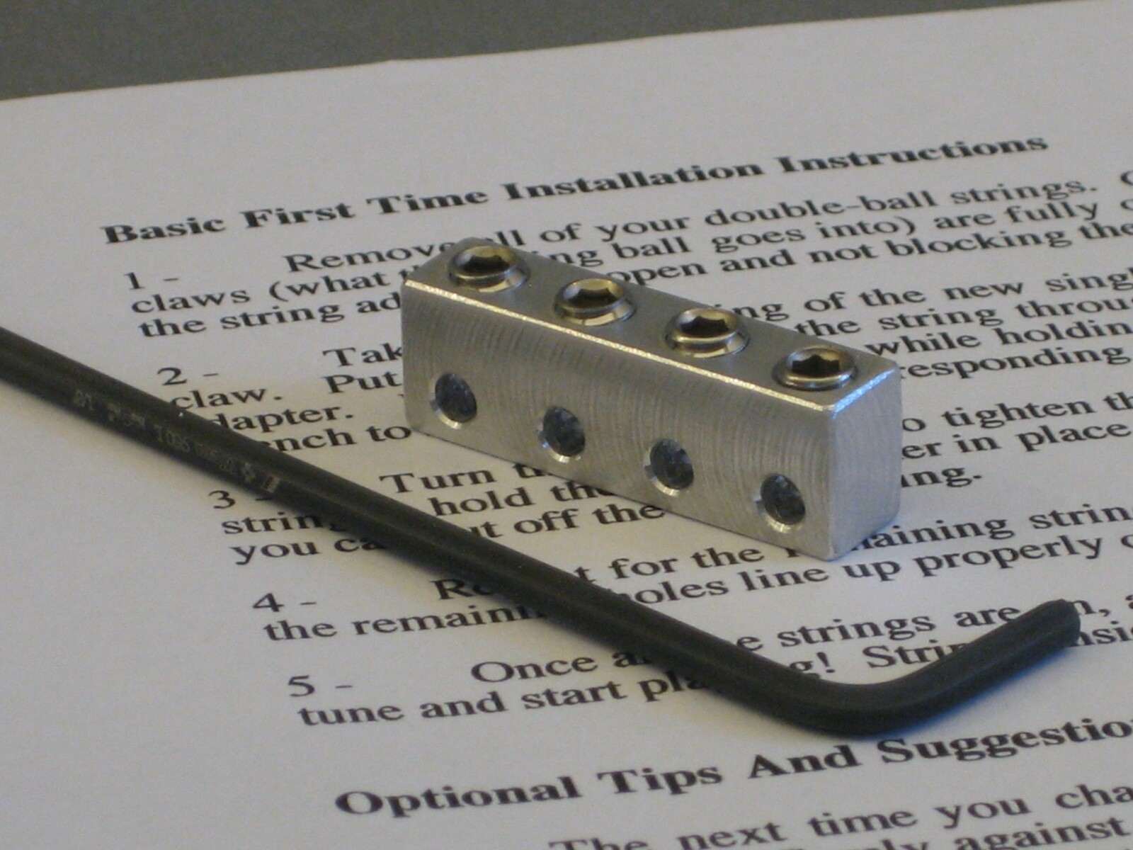 Steinberger String Adapter Headpiece - Headless Hohner Cort - Bass or Guitar