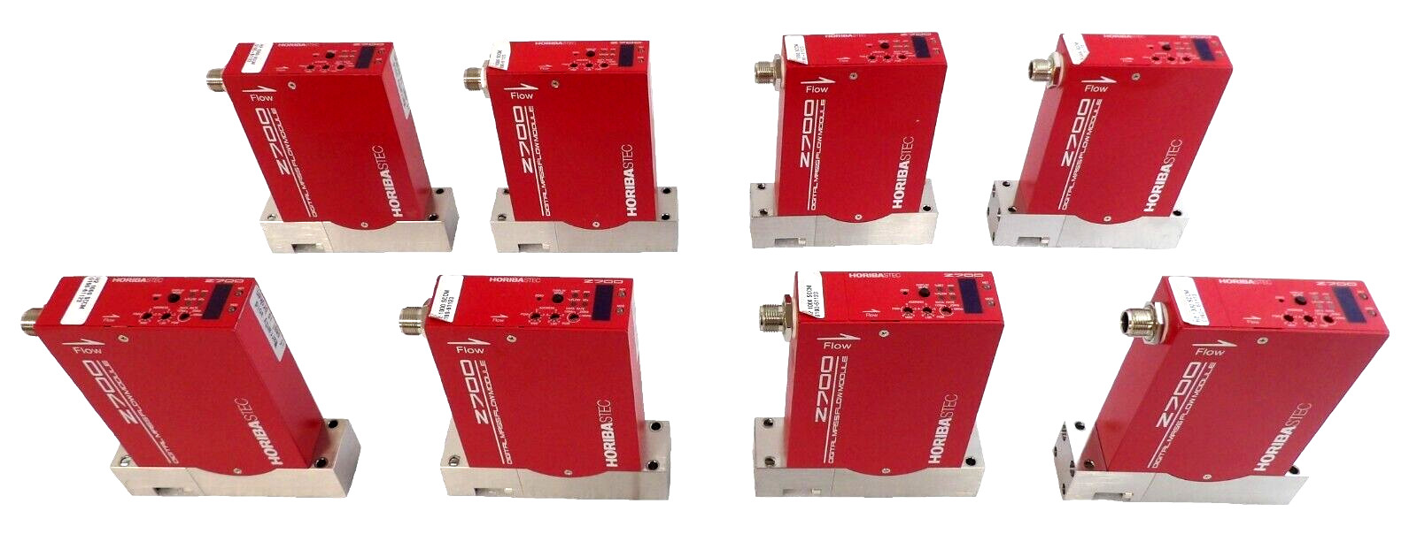 Horiba STEC SEC-Z714AGX Mass Flow Controller MFC Z700 Lot of 8 Working Spare