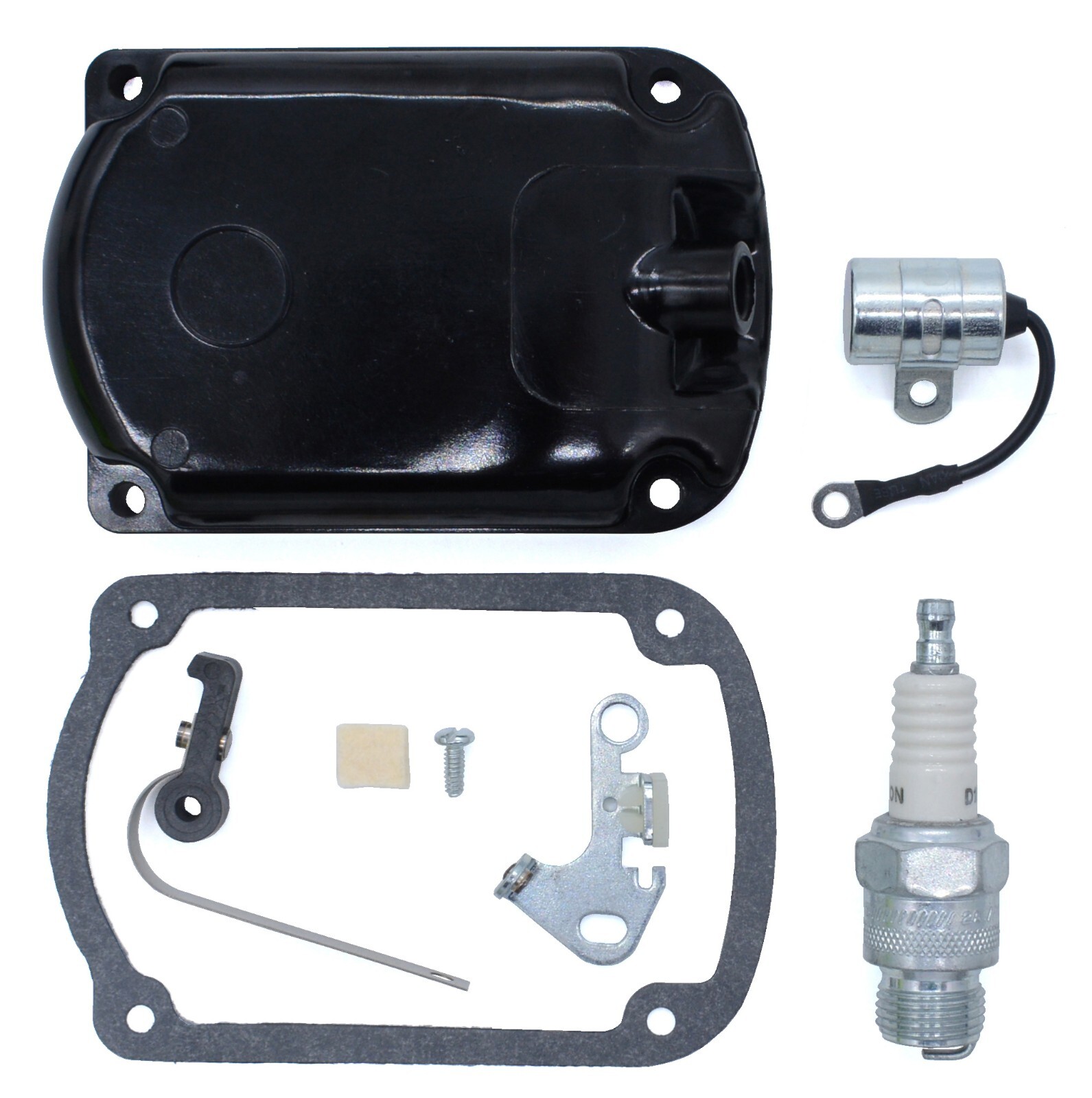 Magneto Kit Cover Cap Points Condenser for Wisconsin AENL Y117 XD1B7U N14