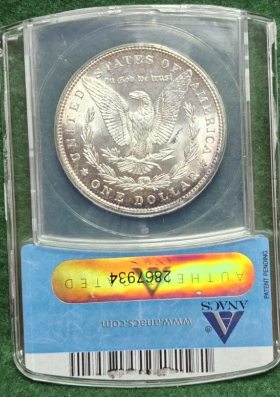 1886 Morgan Dollar - ANACS MS 63