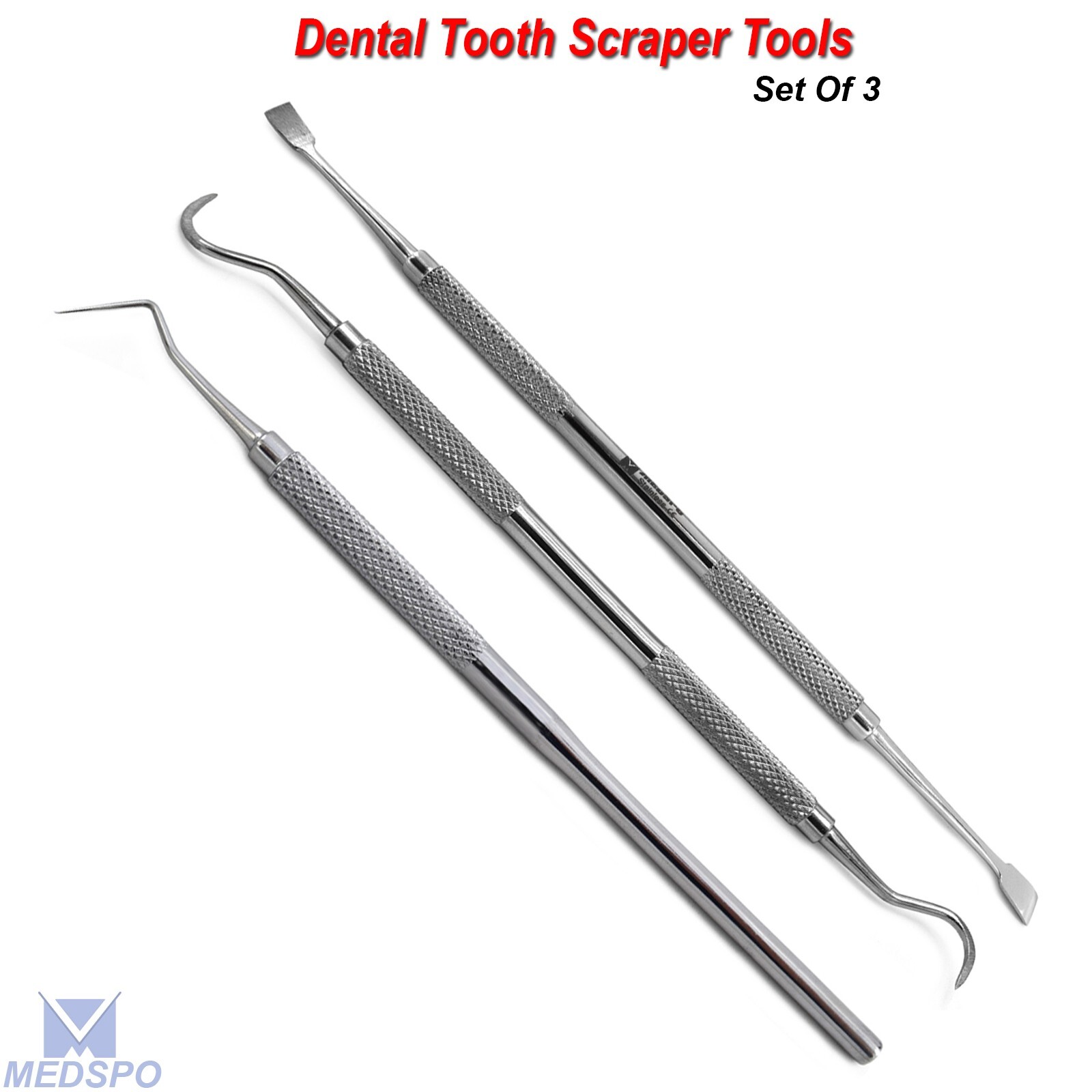 Dental Examination Basic Set Explorer Sickle Scaler Tarter Remover Hygiene Tools