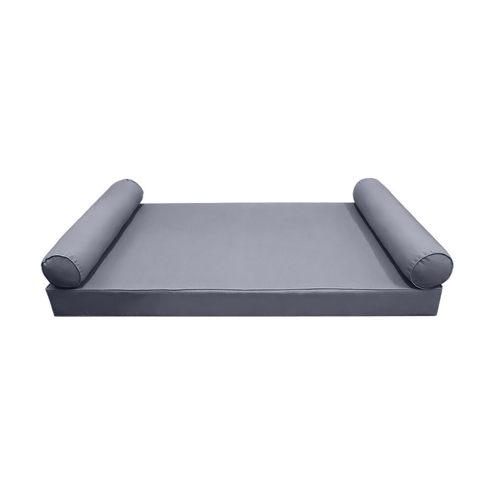 |SLIPCOVER ONLY|S5 Daybed Mattress Bolster Pillow Covers Pipe Trim Crib AD001