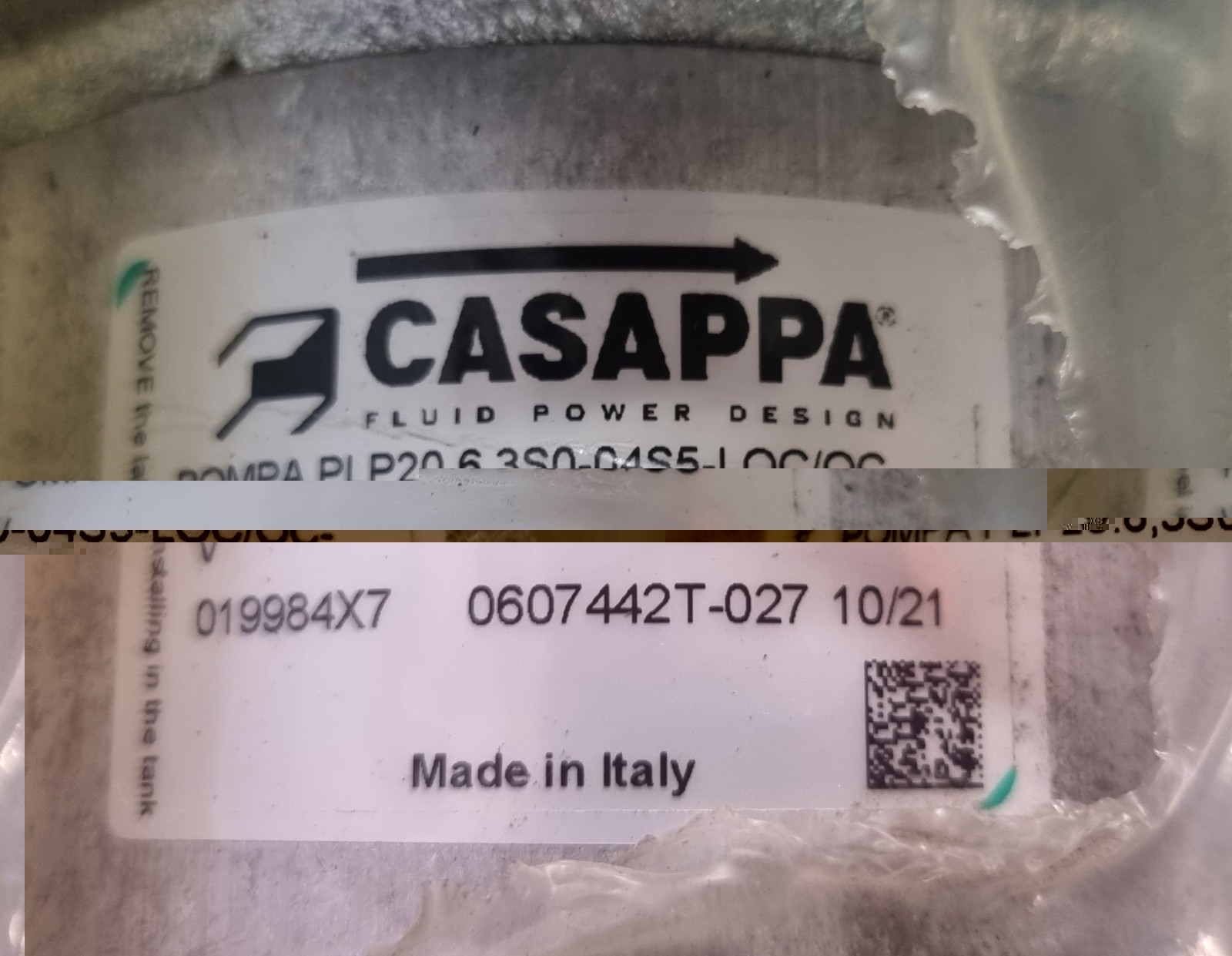 CASSAPPA PLP 20.6 3S0 Hydraulic Motor