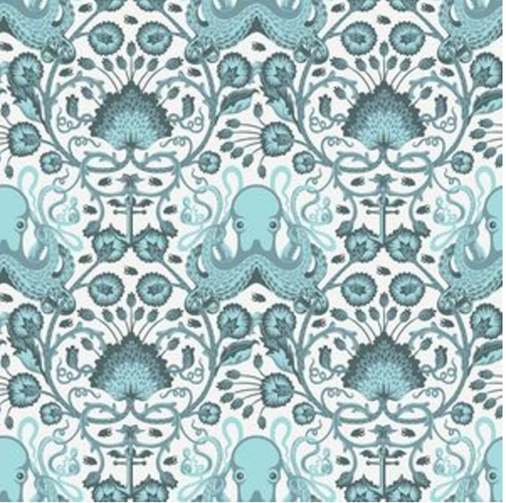 Tula Pink Salt Water Octo Garden PWTP020 Blue  21" by WOF