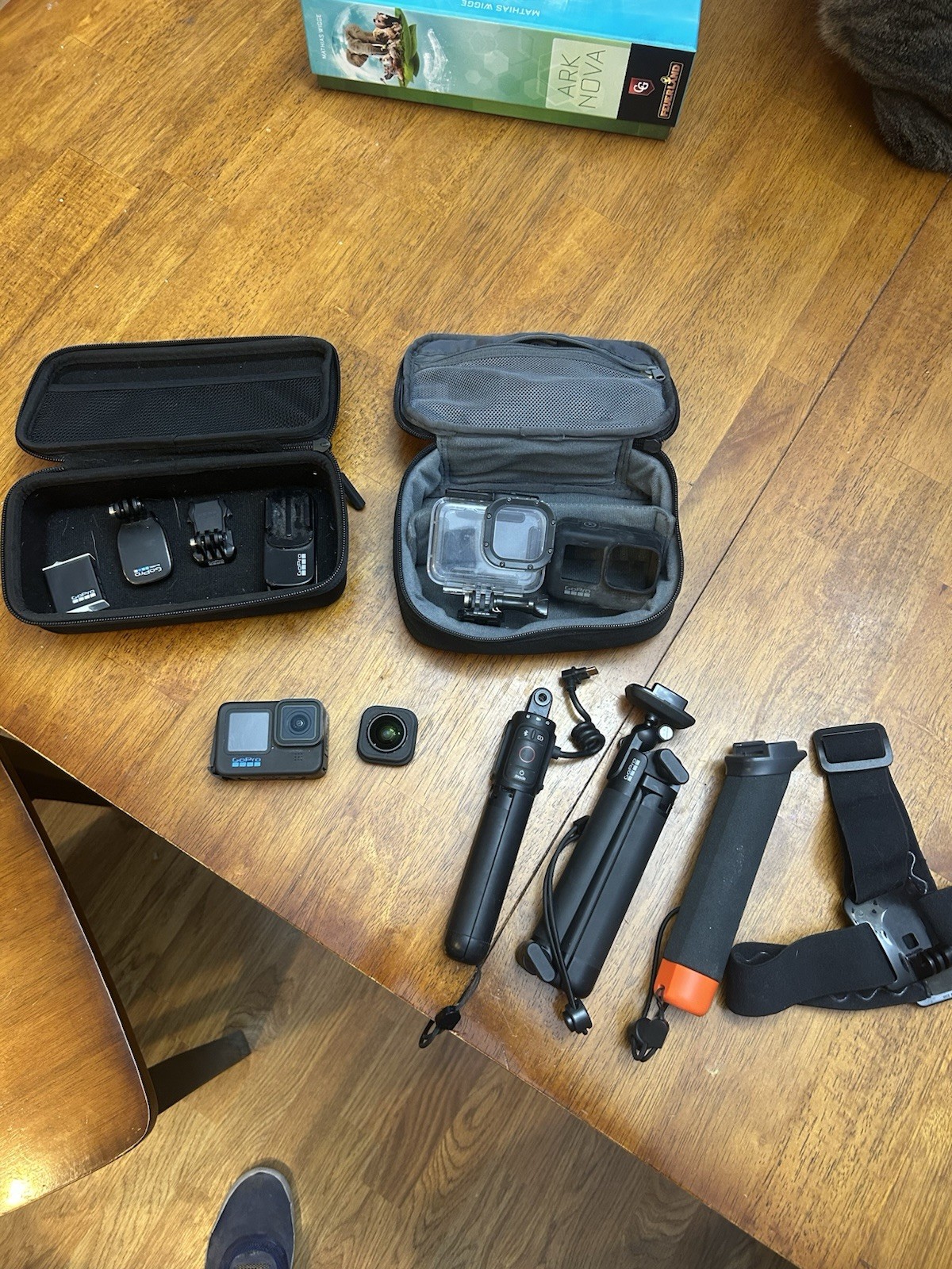 GoPro HERO10 Black Waterproof Camera with Accessory Bundle Mounts, Case, USB-C