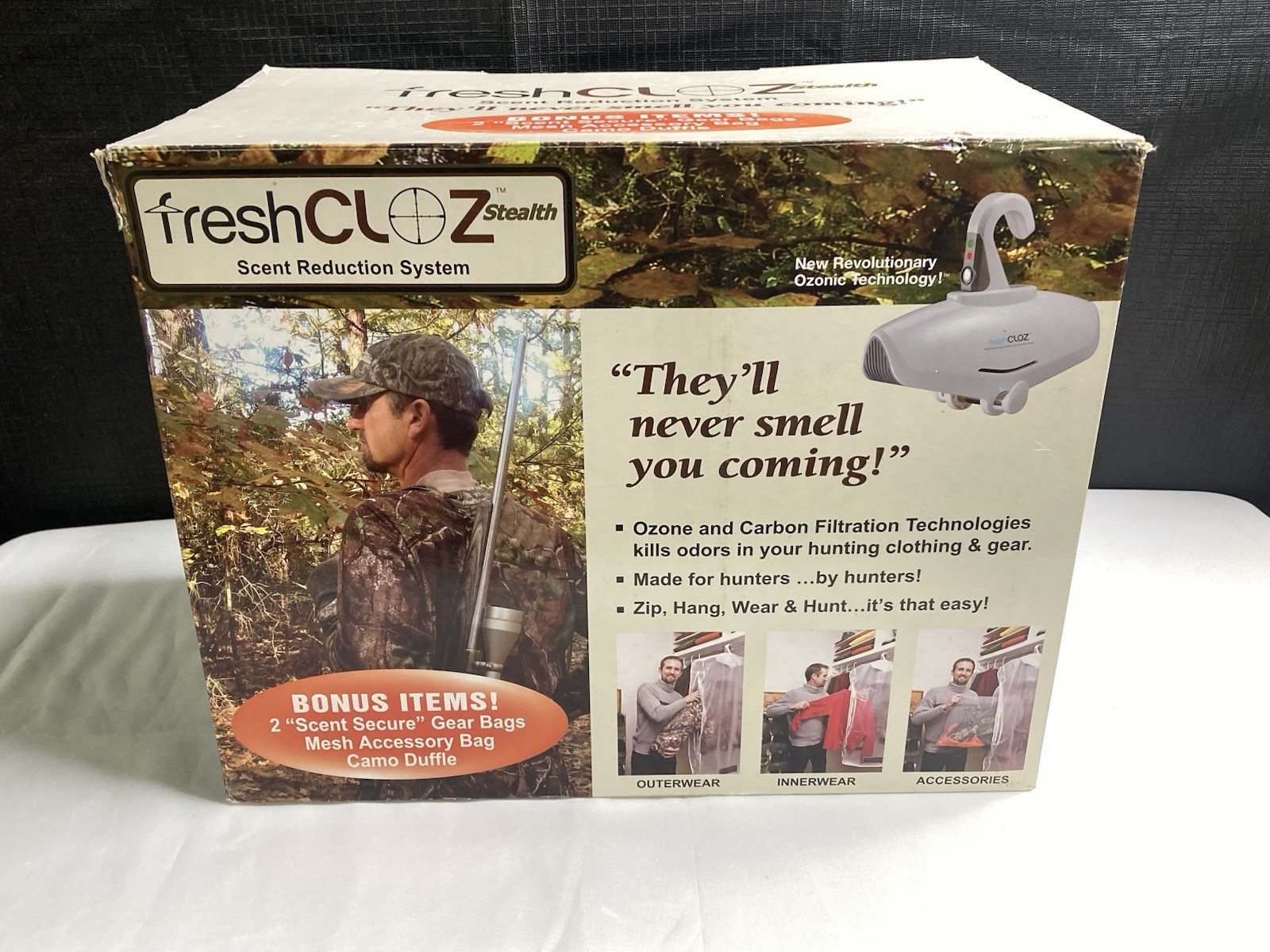 Fresh cloz Stealth For Hunting Clothes Scent Reduction System