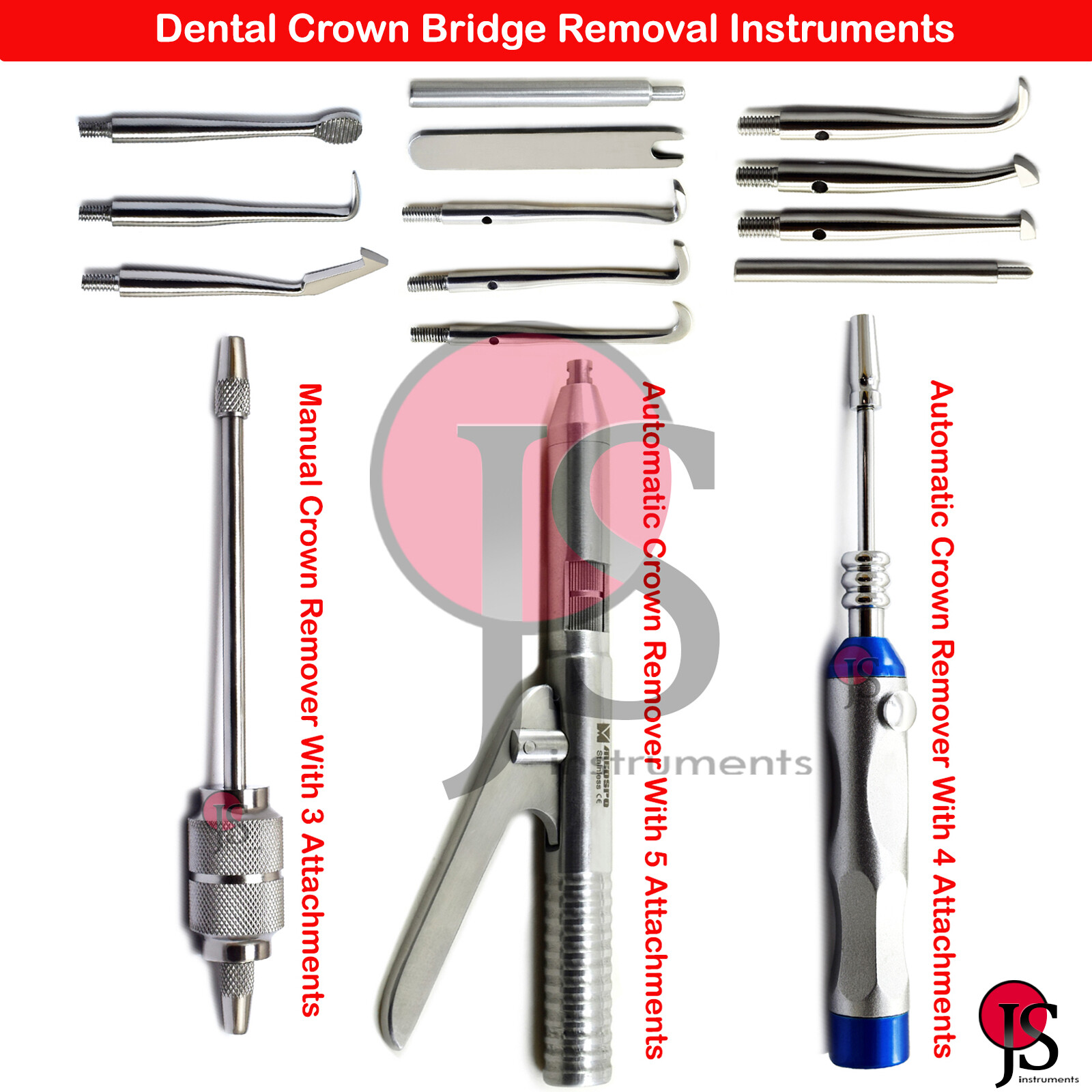 Crown Bridge Remover Dental Restoration Instruments Manual Automatic Surgical
