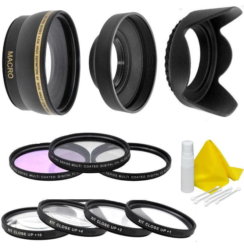 Wide Angle Lens Kit for Canon EOS Rebel T100 800D 1500D 2000D 3000D 4000D