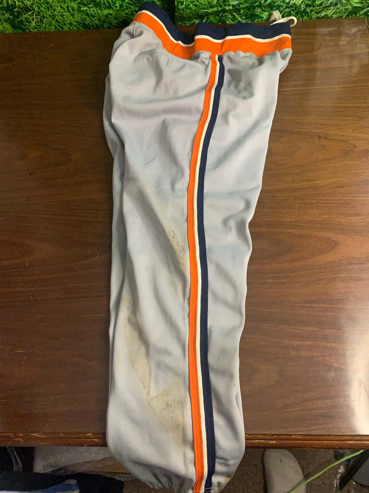 1990 Detroit Tigers Baseball Game Worn Pants Wilson Gray Size 32