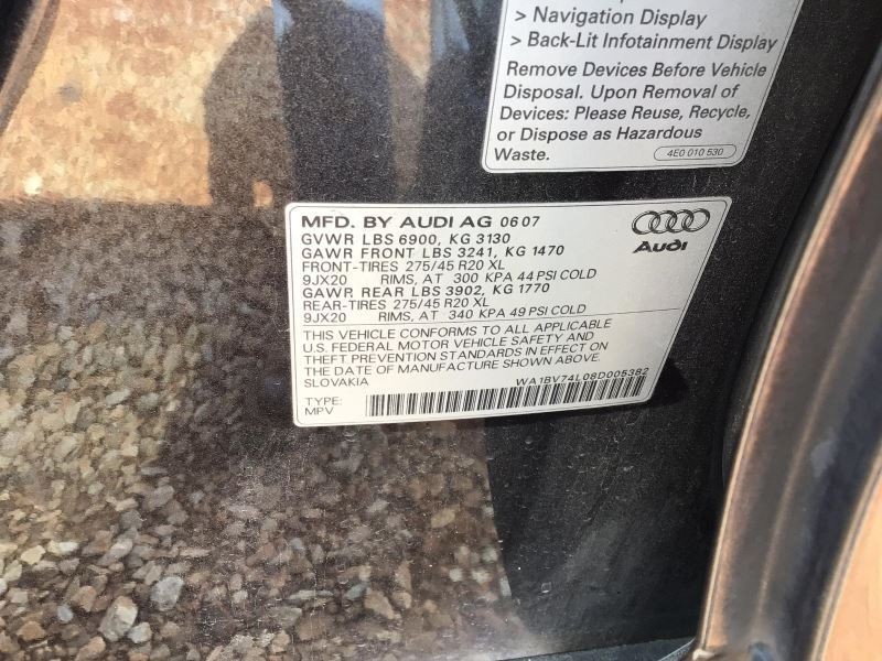 Transfer Case Fits 07-10 AUDI Q7 2829401