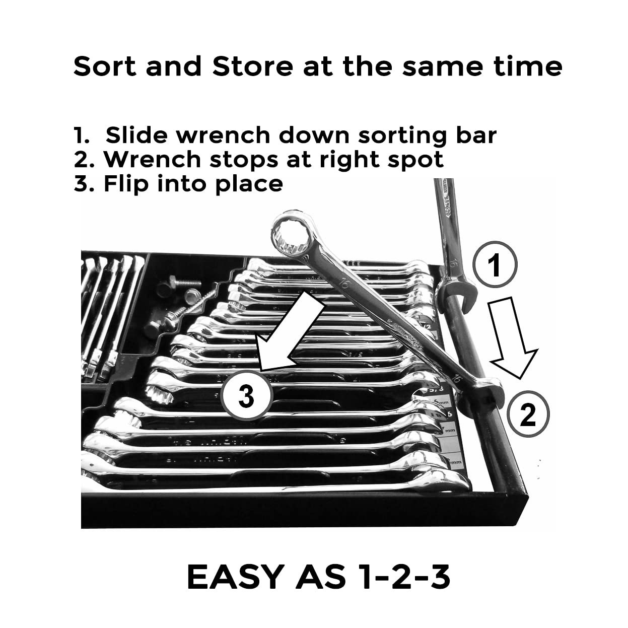 Wrench Organizer - Red
