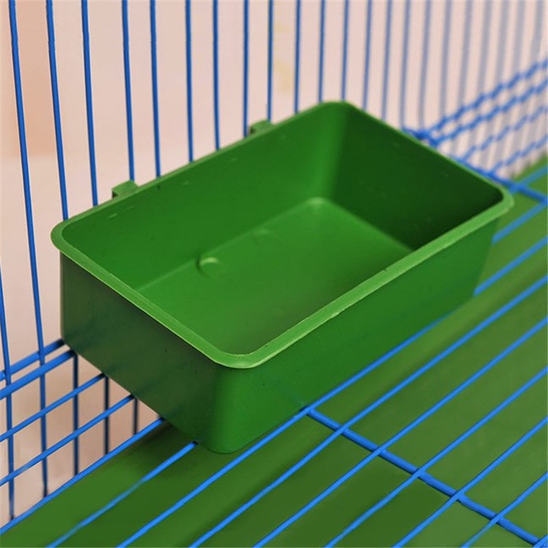 Multifunction Creative Green Food Tray Parrot Bathtub Animal Cage Shower.82