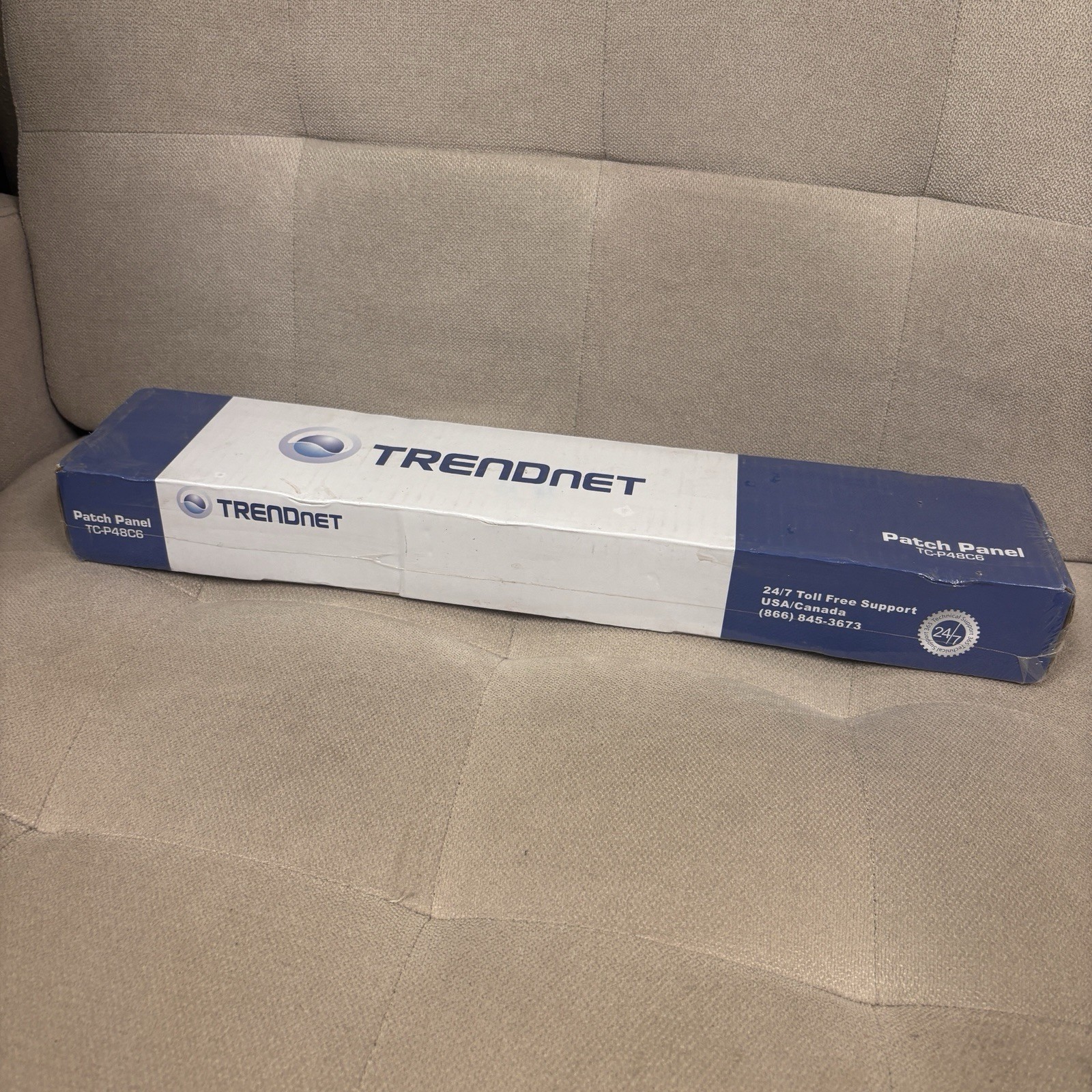 TRENDnet TC-P48C6 48-Port CAT6 Patch Panel Rackmount T568A/B New