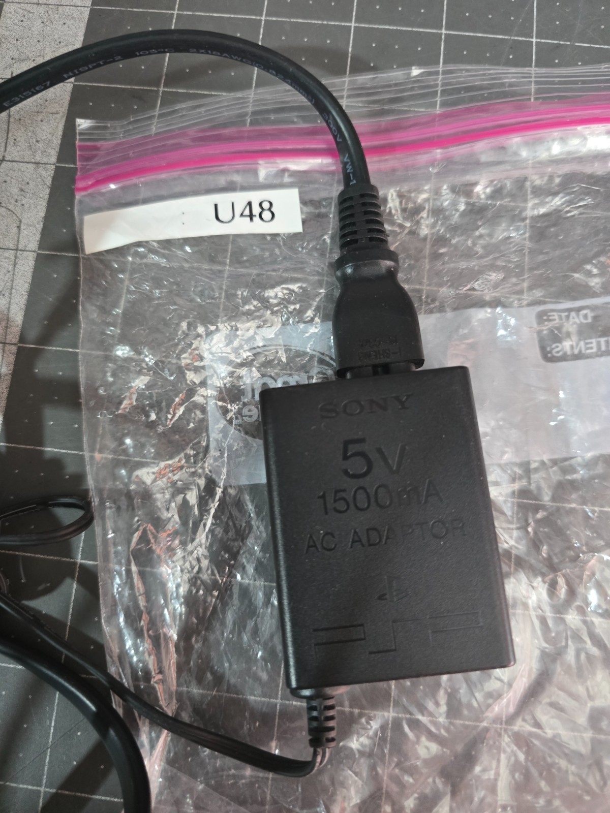 OEM Sony AC Power Adapter PSP-380 - With Power Cable - Free Shipping!