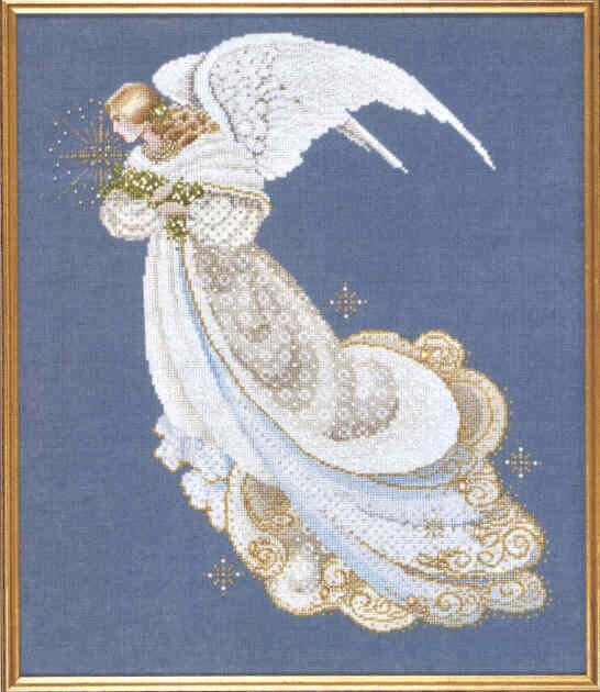 Lavender & Lace Cross Stitch Chart Angel Of Dreams LL59