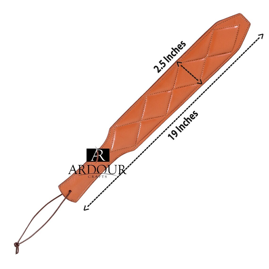 Leather Role Play Paddle | Genuine Cowhide Leather Paddle for Couples