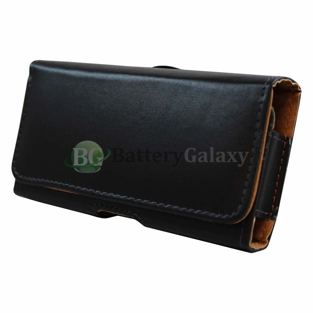 Genuine Durable Leather Pouch Belt Phone Case for Android Red Hydrogen One