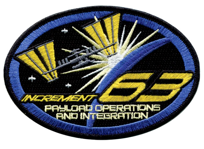 NASA Space Station Payload Operation 63 Embroidered Patch