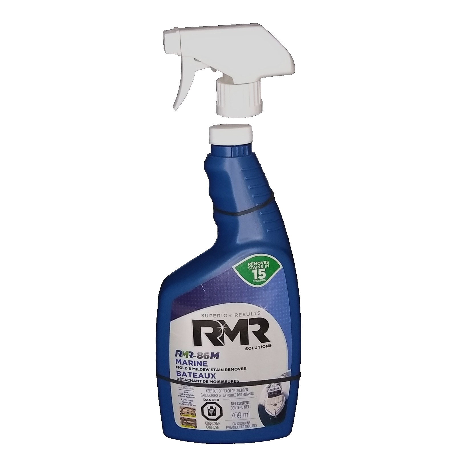 RMR-86M Mold & Marine Mildew Stain Remover, No Scrub, Fast Acting, 24oz (709mL)