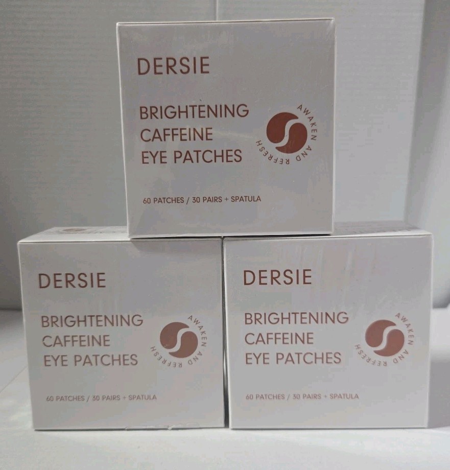 3 X 60 Ct Dersie Eye Patches for Puffy Eyes and Dark Circles: Reduce Puffiness