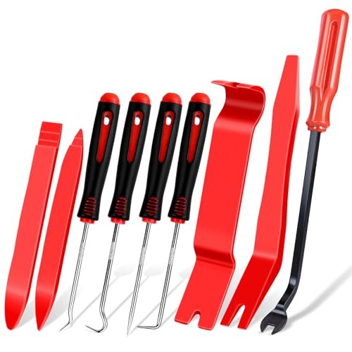9 Pcs Auto Trim Removal Tool Set - Plastic Pry Tool Kit, Car Door Panel Window