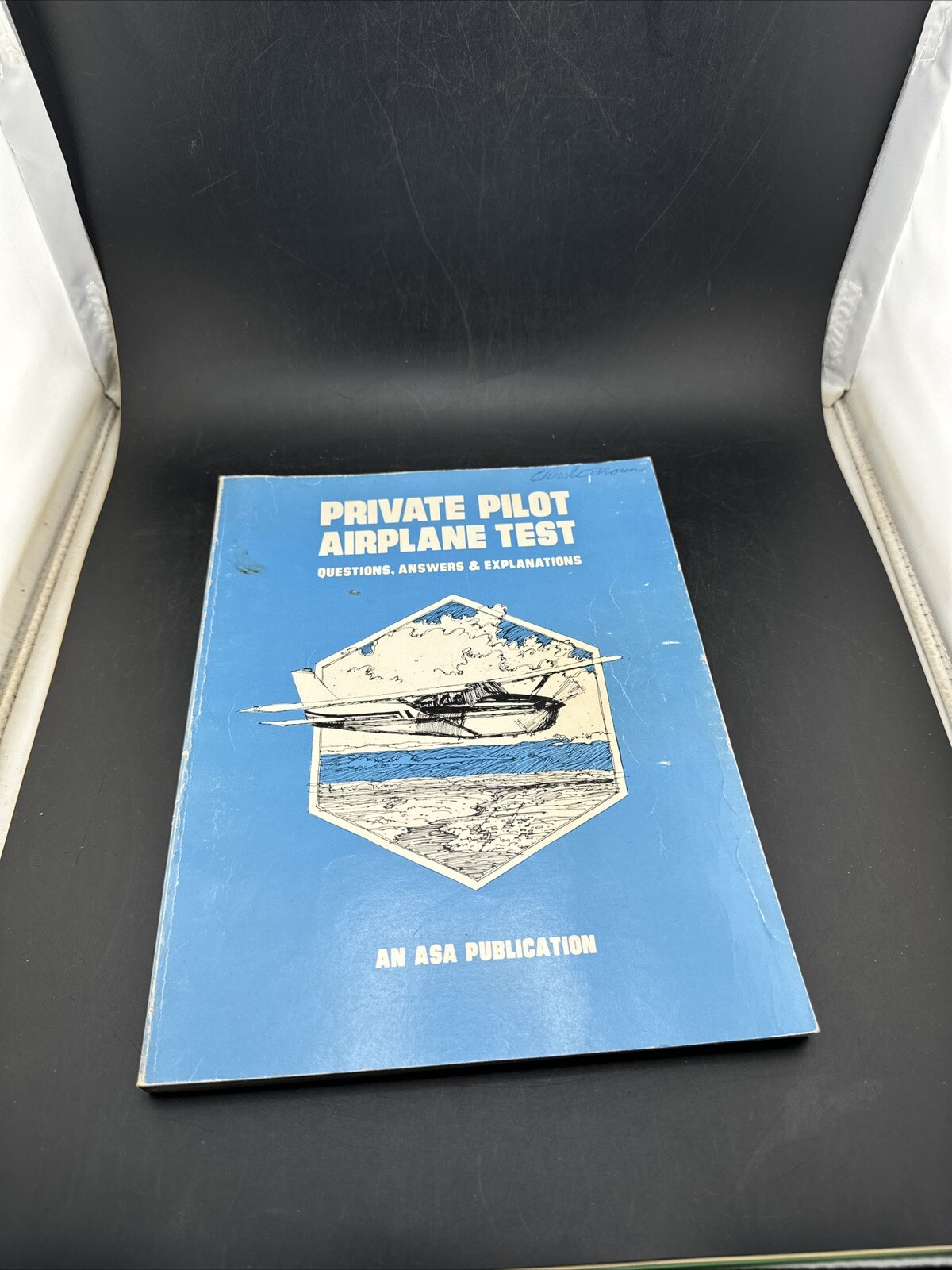 Vintage 1980 Private Pilot Airplane Test ASA Book Aviation Study Guide Questions