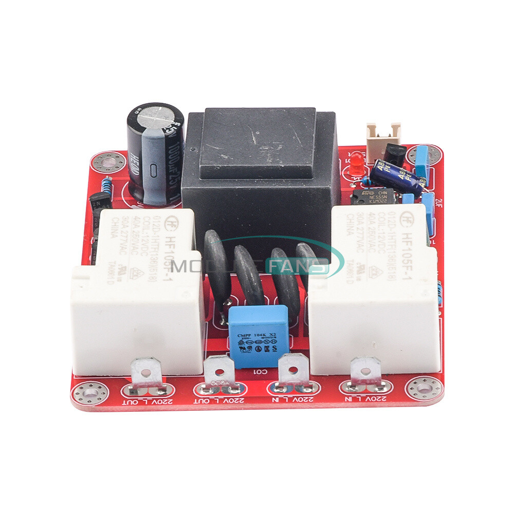 Class A High Power Amplifier Power Delay Soft Start Temperature Protection Board