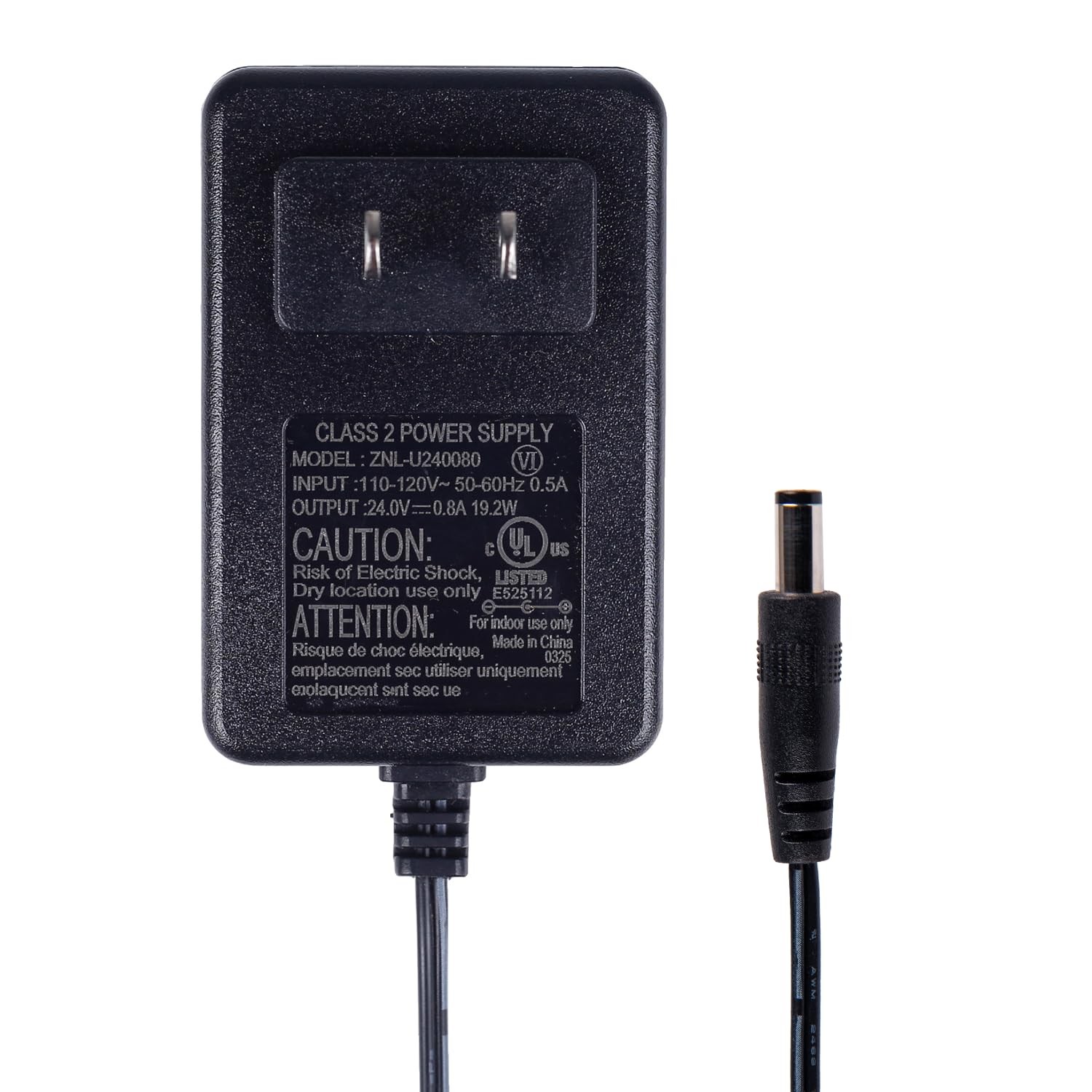 24V Charger for Kids Ride On Toys, Battery on Car Black