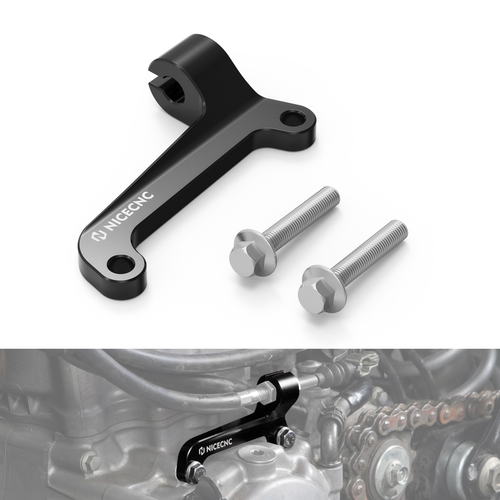 For Honda TRX450ER Electric Start Clutch Cable Receiver Bracket #22838-HP1-600