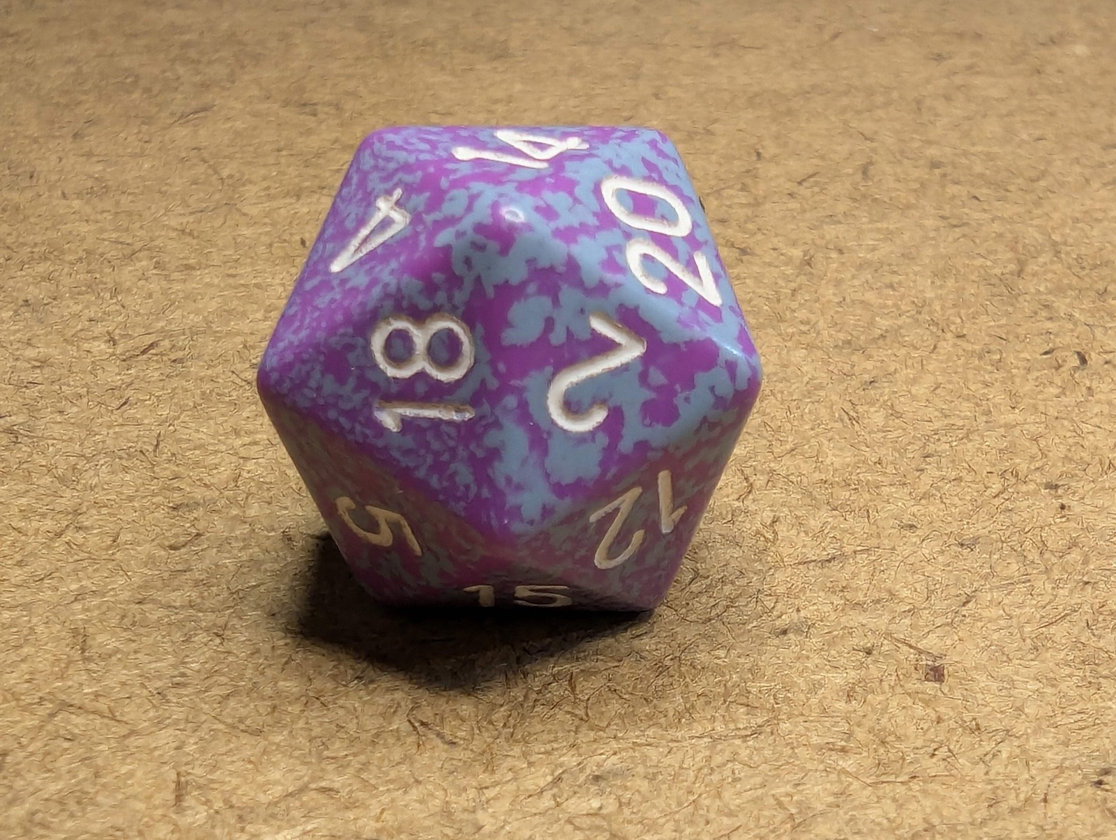 Chessex Speckled® Aurora d20 – Out of Print 1990s Rare Single Die