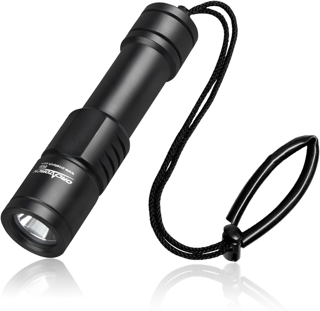 ORCATORCH D520 Scuba Dive Light 1000 Lumens Compact Diving Flashlight IP68 Water