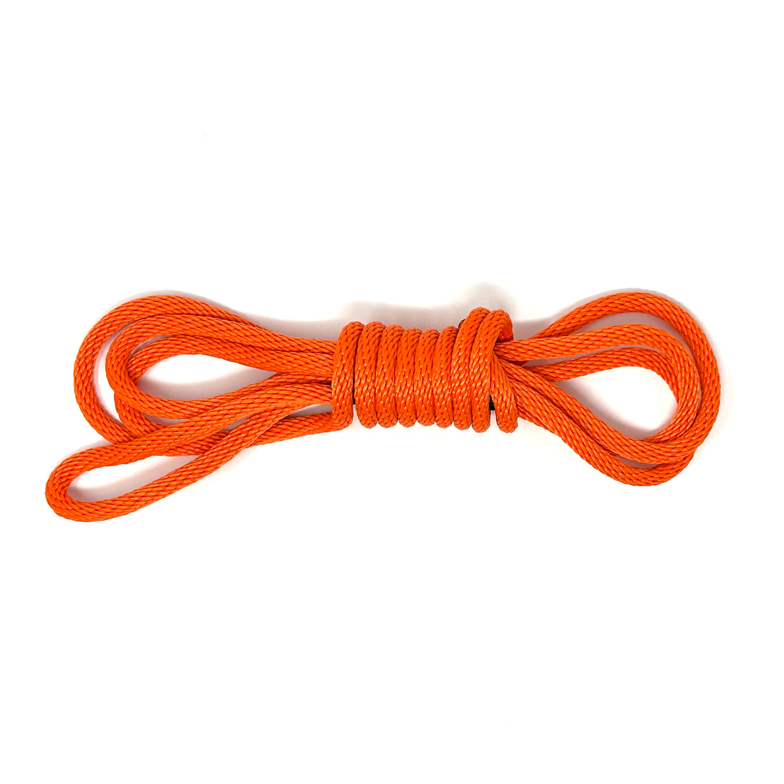 Mad Dog Products Bulk Rope 3/8” x 50’ Orange Solid Braid Rope – Made in USA