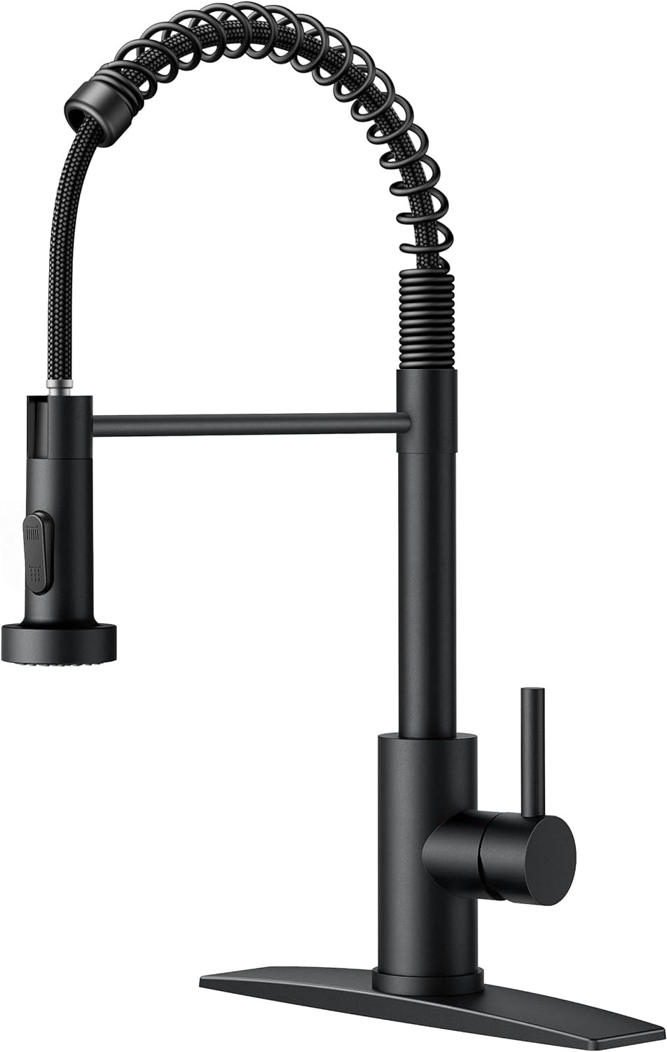 Stainless Steel Kitchen Faucet with Pull down Sprayer Single Handle Pull Out