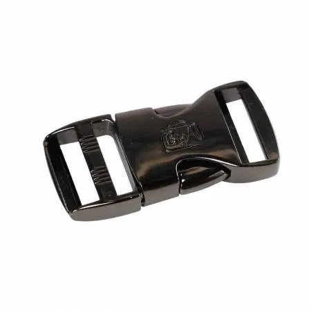 Side Release Buckle from byAnnie - 1" in Black Metal
