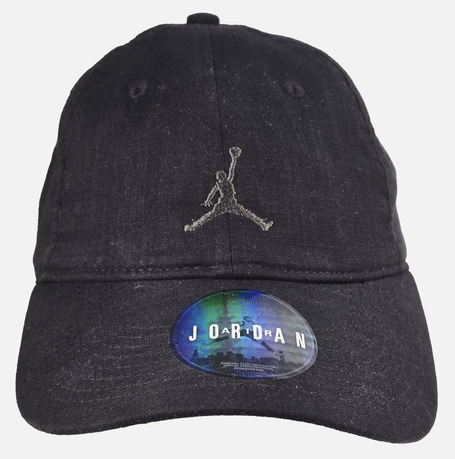 2006 Air Jordan Jumpman Youth Black Strapback Hat Cap NOS