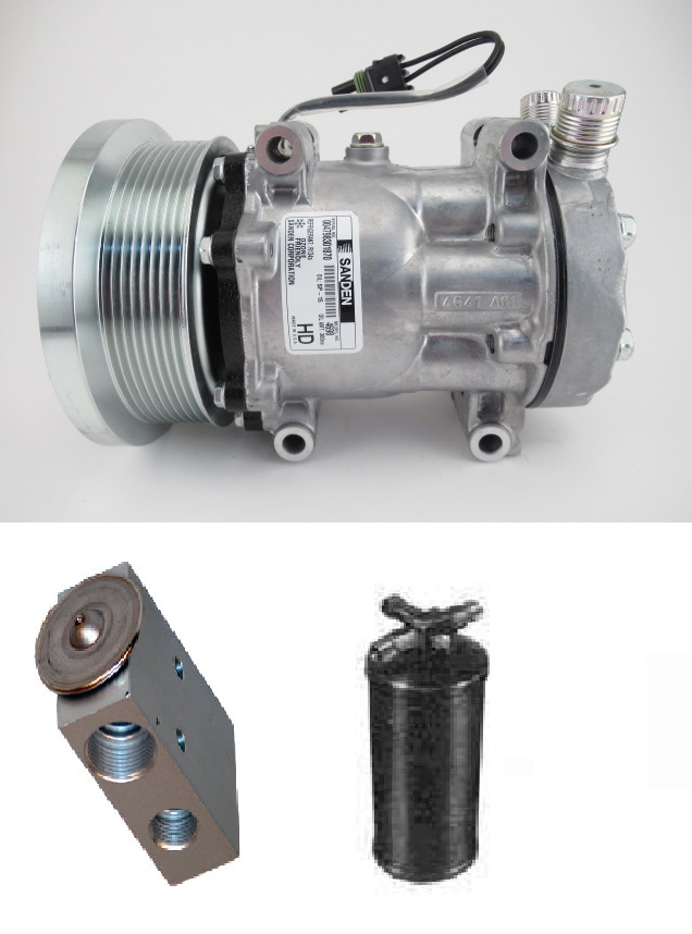 NEW AC COMPRESSOR SERVICE PACKAGE AGCO 1844 TERRAGATOR AG719144  SANDEN SD7H15
