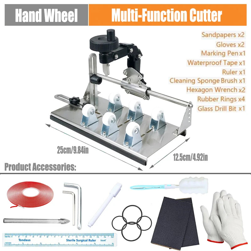Glass Bottle Cutter Upgraded Curve Glass Cutting Tools For Round Square Bottles