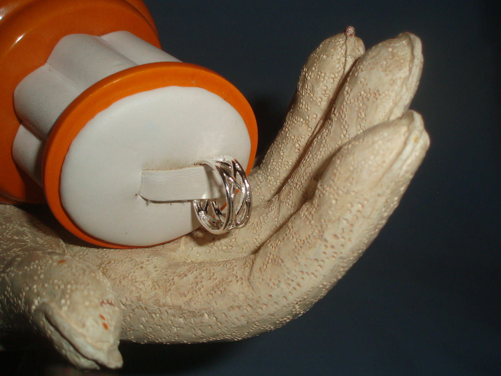 Gorgeous Sterling Silver Cross-wire Adjustable Toe Ring Stamped 925
