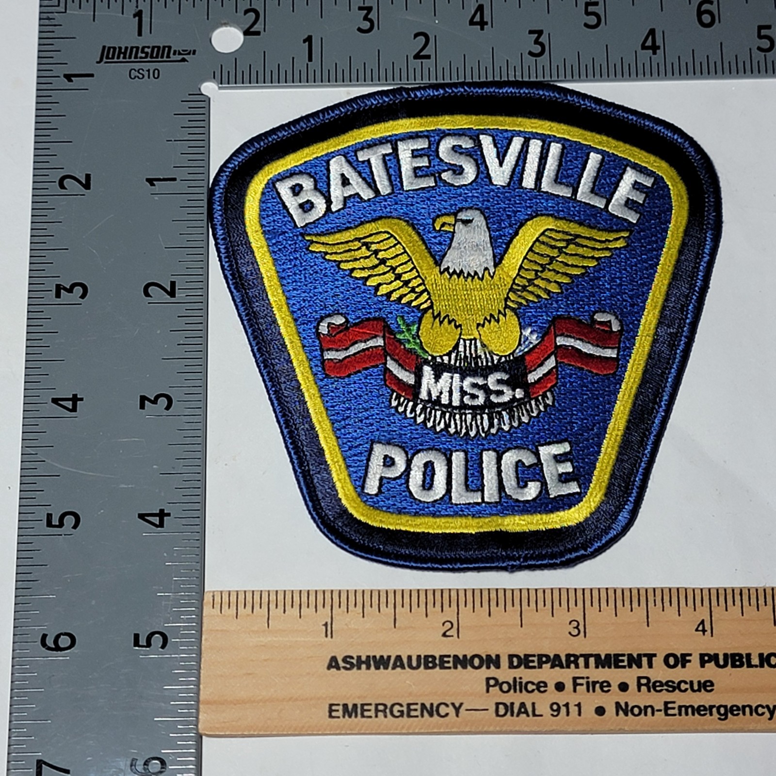 Qb5 Police patch Illinois Batesville