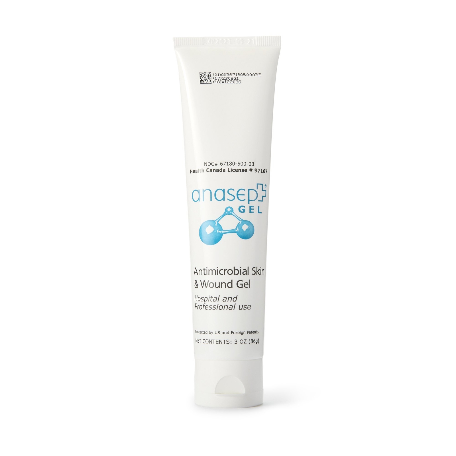 Anasept Antimicrobial Skin & Wound Gel 3 oz. Tube CA of 12