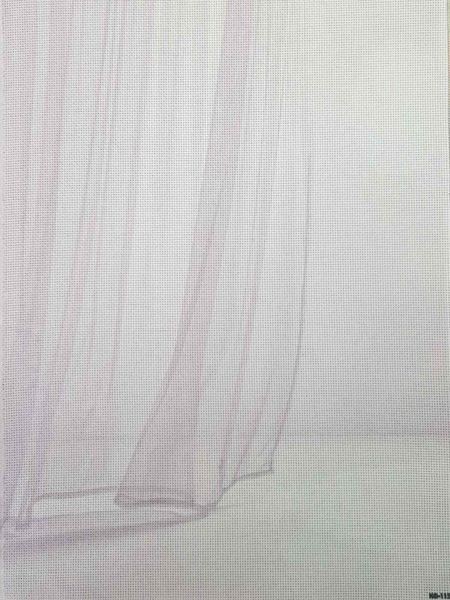 Sheer Elegance Designer Printed AIDA Fabric. Canvas for embroidery with an ap...
