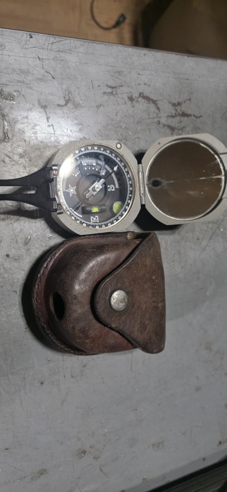 Brunton pocket transit compass