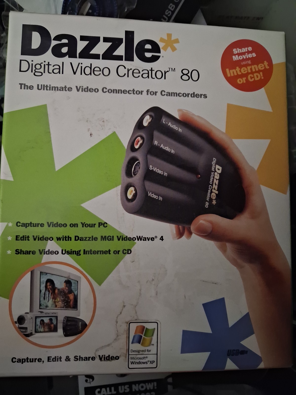 Dazzle Digital Video Creator 80 Model DVC 80 DM5400 (Never Used)