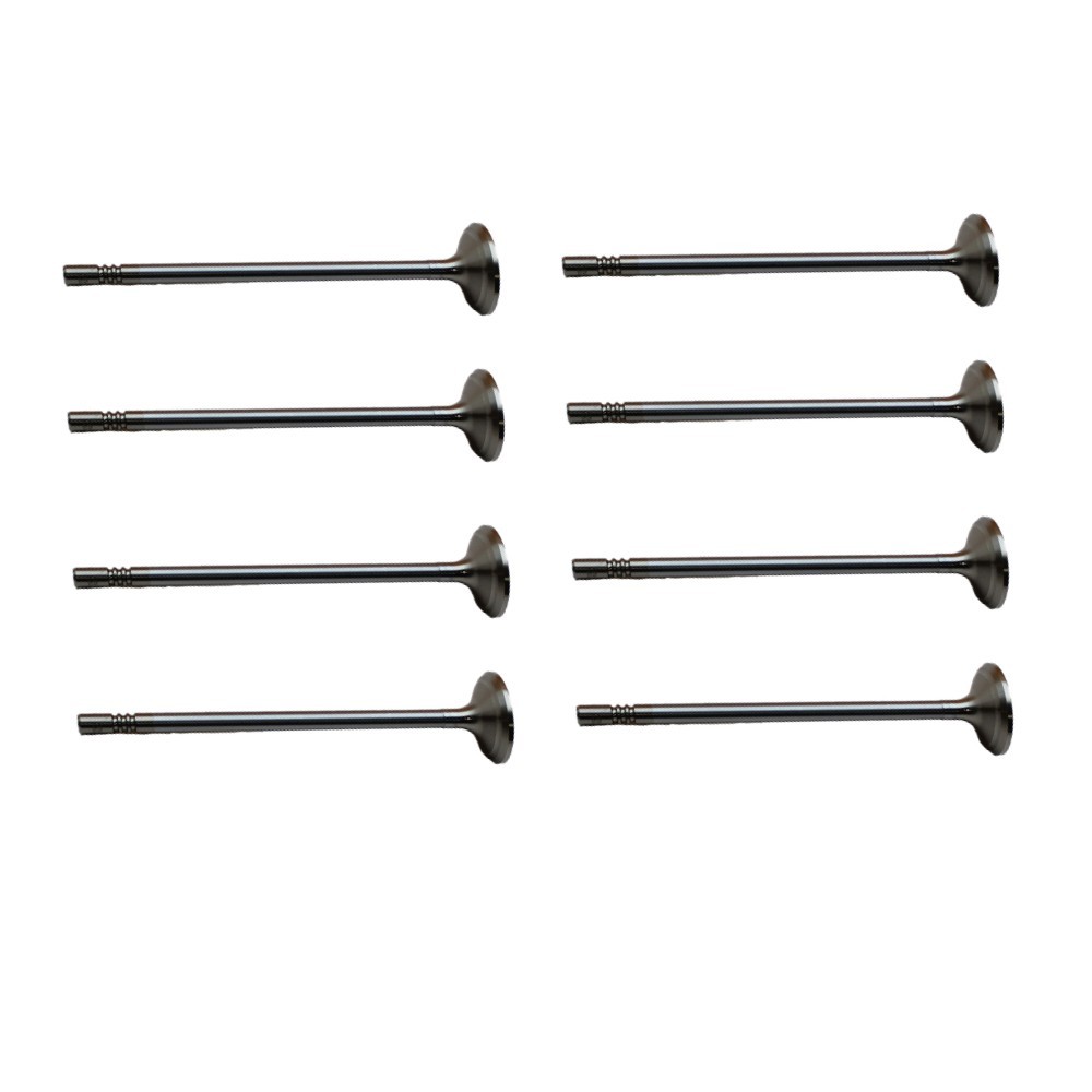 Qty 8: Exhaust Valves 132mm Fits JCB Engines 320/03616 320/03698 320/03521