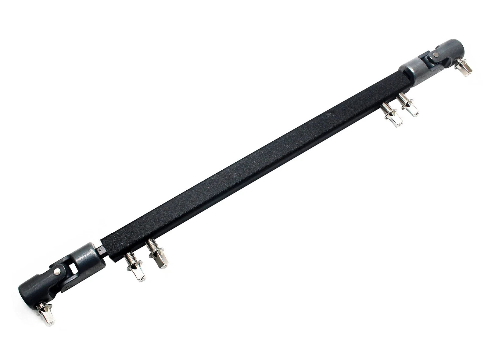 TUOREN Double Kick Drum Pedal Drive Shaft Steel Bass Linkage Black