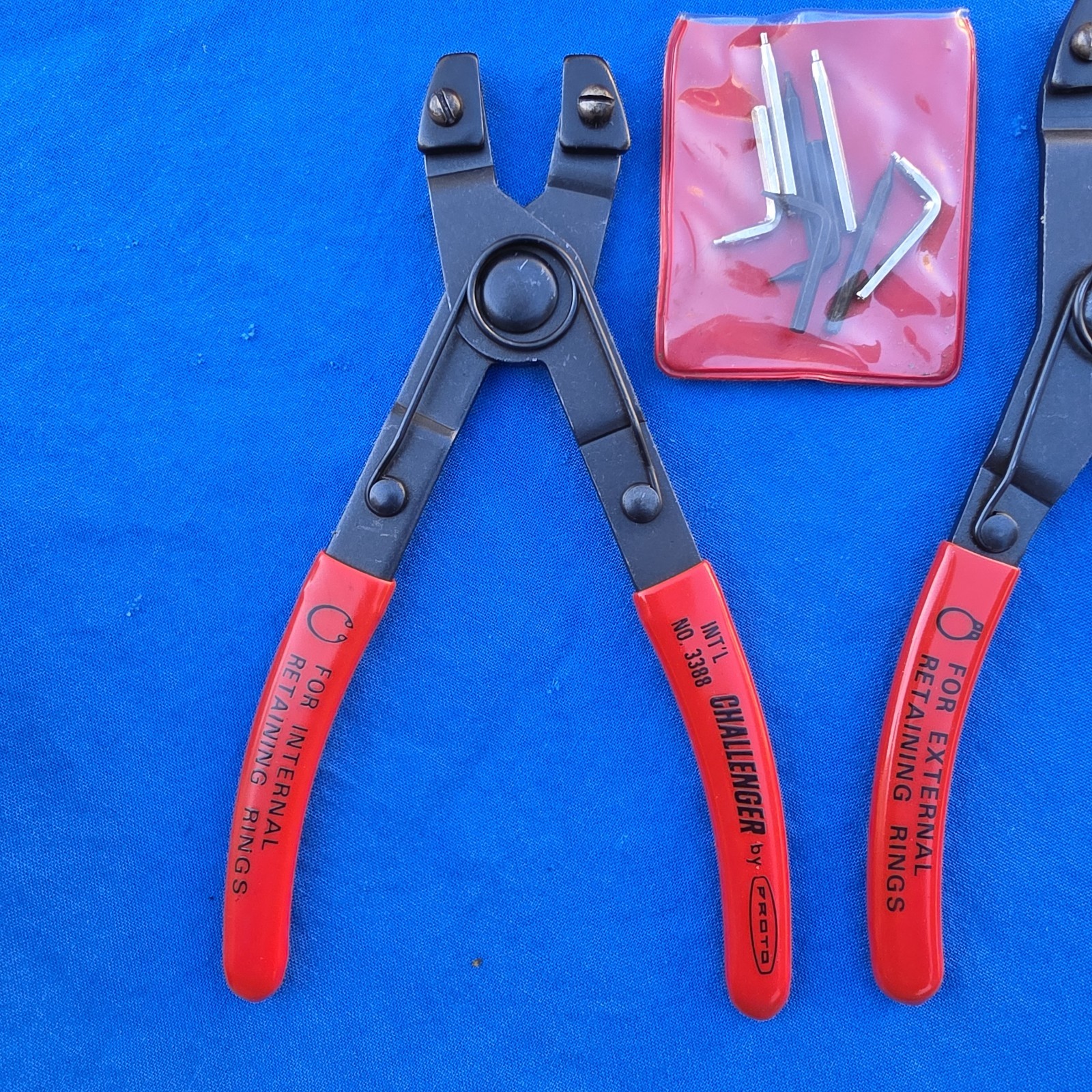Challenger/Proto Retaining Ring Pliers Set No. 3388