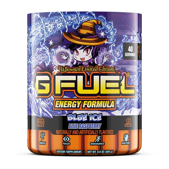 G Fuel Blue Ice Halloween Edition  GFuel 40 Servings