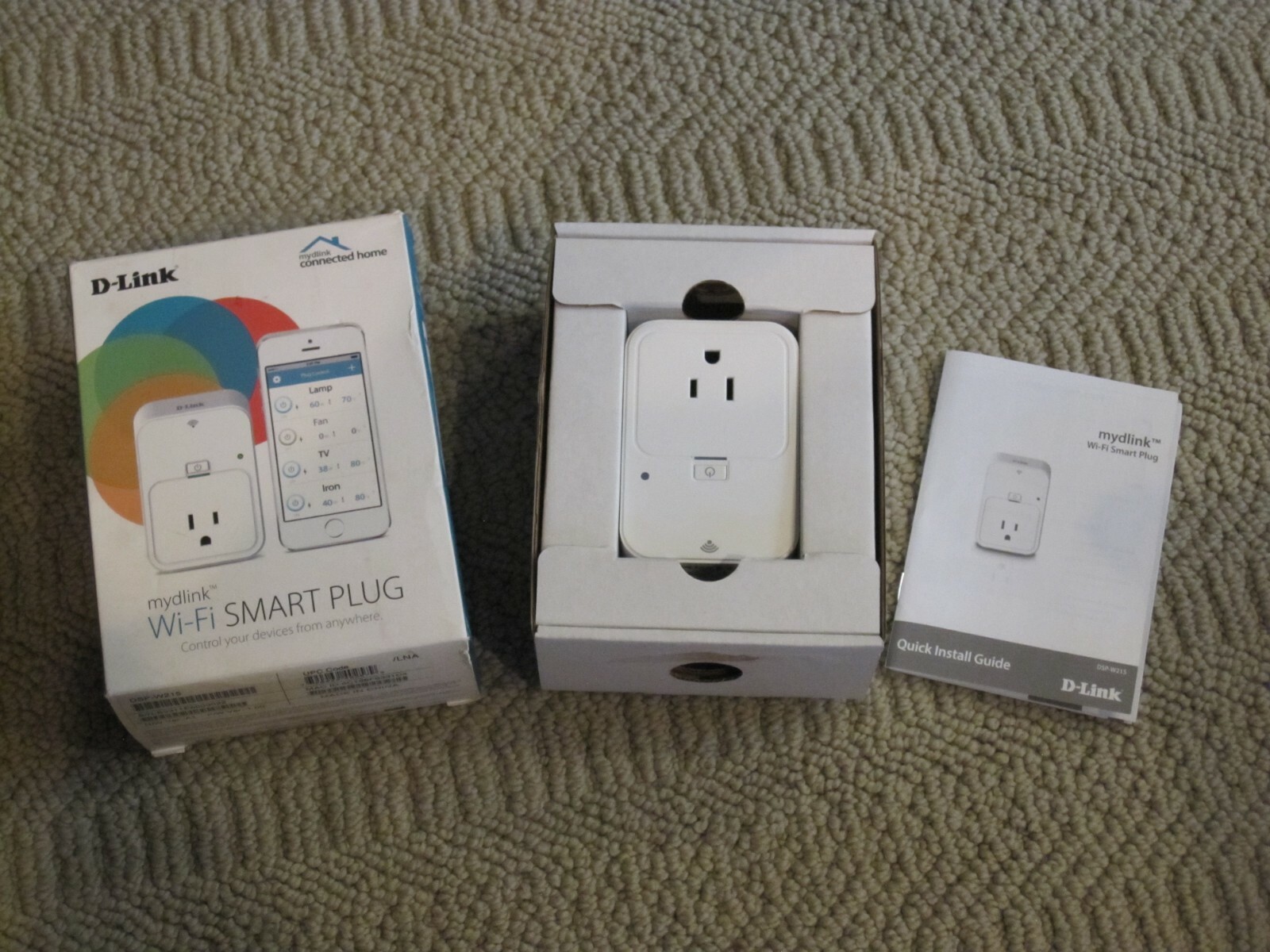 D-Link Mydlink Wi-Fi Smart Plug DSP-W215