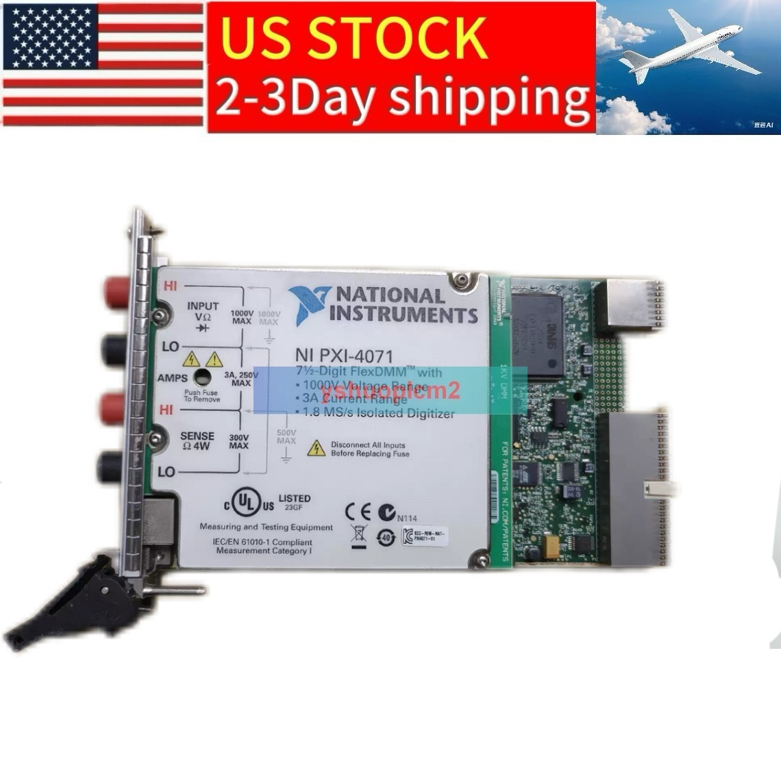 Used NI National Instruments PXI-4071 high quality Quality Guaranteed Free Ship