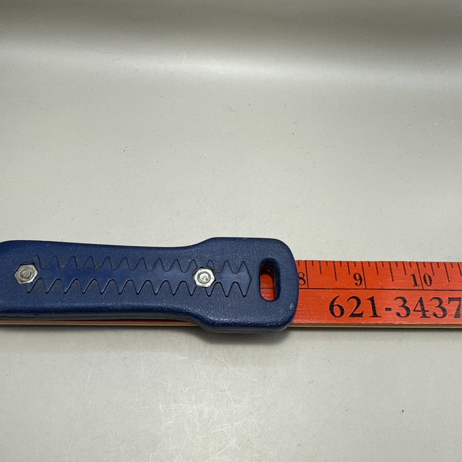 QEP BackerBoard Scoring Knife with Carbide Tip Blue Handle 7.75” Long